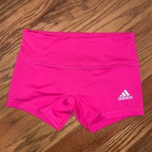 Hot pink Adidas shorts